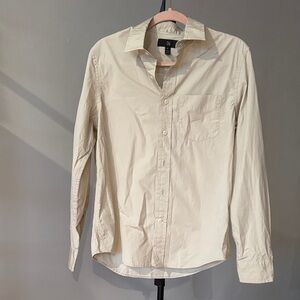 Banana Republic Beige Button Down Shirt